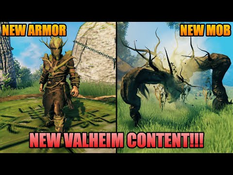 NEW ARMOR & ENEMY ADDED TO VALHEIM!!! Abomination & Root Armor Guide