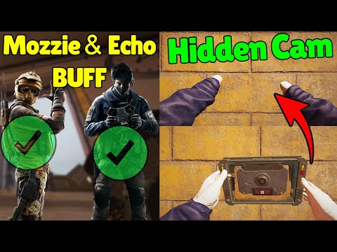 *NEW* Mozzie and Echo BUFF! | Hidden Cams On Reworked Outback – Rainbow Six Siege High Calibre