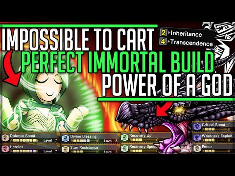 New Perfect Immortal Build – Impossible to Cart – Quick Hunts – Monster Hunter World Iceborne! #mhw