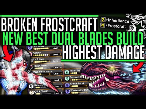 New Secret Best Dual Blades Build – Highest Damage – Monster Hunter World Iceborne! #mhw