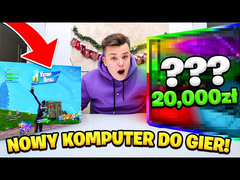 NOWY KOMPUTER DO GIER ZA PONAD 20,000 ZŁ w Fortnite ! *więcej FPS*