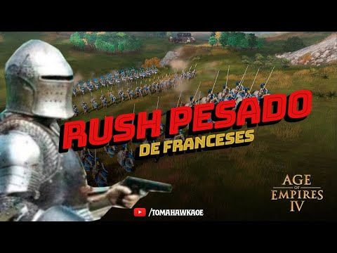 O RUSH PESADO FRANCÊS | AGE OF EMPIRES 4 | GUIA/DICAS