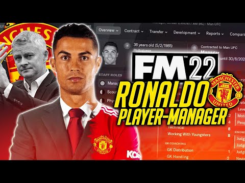 OLE SACKED. I Made Ronaldo Manchester United Manager in Football Manager 2022 | FM22 Simulates