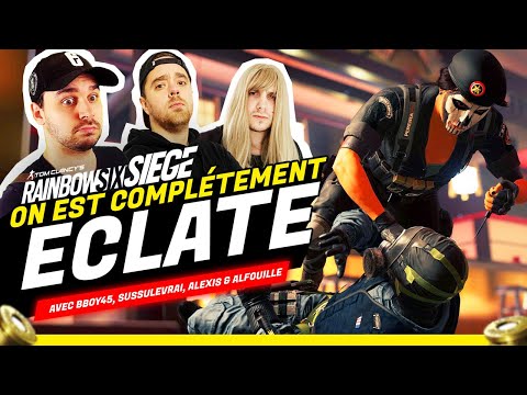 On est COMPLÈTEMENT ÉCLATÉ  😂 Rainbow Six Siege ft BBOY45, SUSSULEVRAI, ALEXIS & ALFOUILLE