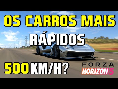 Os Carros Mais Rápidos de Forza Horizon 5