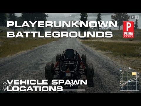 PlayerUnknown Battlegrounds Car Spawn Locations
