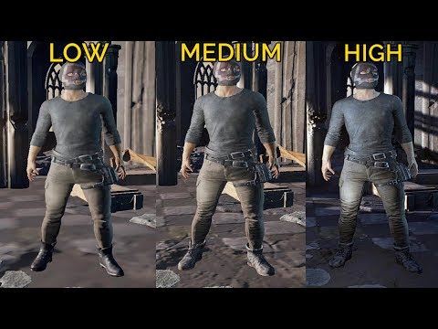 PlayerUnknown's Battlegrounds Graphics Settings Comparison