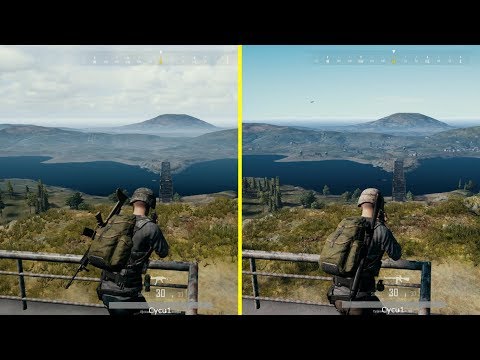 PlayerUnknown's Battlegrounds / PUBG Xbox One S vs Xbox One X Graphics Comparison