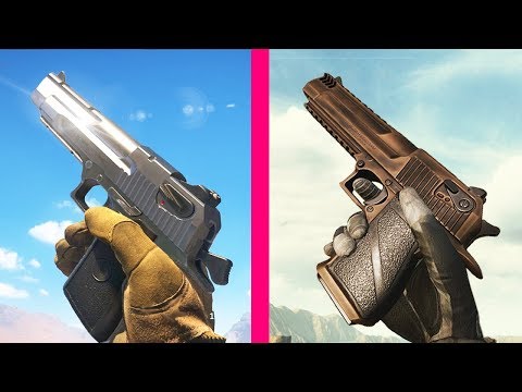 PlayerUnknown's Battlegrounds vs Call of Duty Modern Warfare Reload Animations Comparison