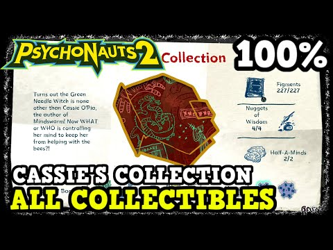 Psychonauts 2 Cassie's Collection All Collectible Locations (Figments, Nuggets of Wisdom, & More)