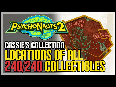 Psychonauts 2 Cassie's Collection All Collectibles