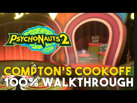 Psychonauts 2 Compton's Cookoff 100% Walkthrough (All Collectible Locations)