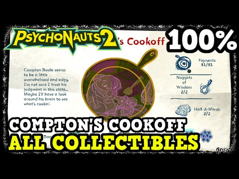 Psychonauts 2 Compton's Cookoff All Collectible Locations (Figments, Nuggets of Wisdom, & More)