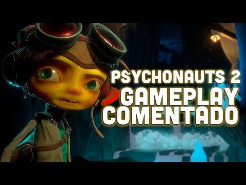 PSYCHONAUTS 2 GAMEPLAY COMENTADO la AVENTURA que quiere SORPRENDER con su HUMOR, acción y LOCURAS