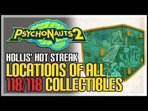 Psychonauts 2 Hollis' Hot Streak All Collectibles