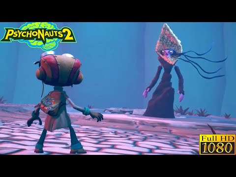 Psychonauts 2 PC HD 60 Fps Español Capitulo 14 FINAL: Patrañas De Patria Gameplay Español Comentado