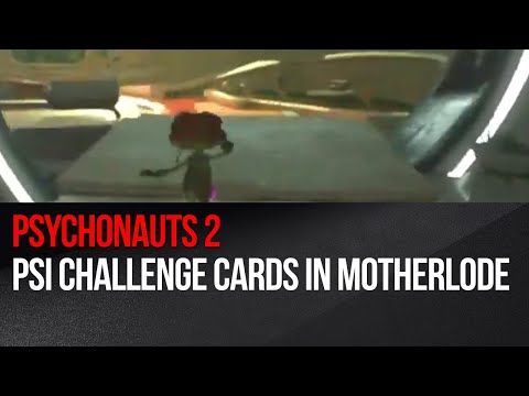 Psychonauts 2 – PSI Challenge Cards in Motherlode