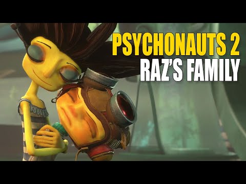 Psychonauts 2: Raz's family introduction + Queepie location