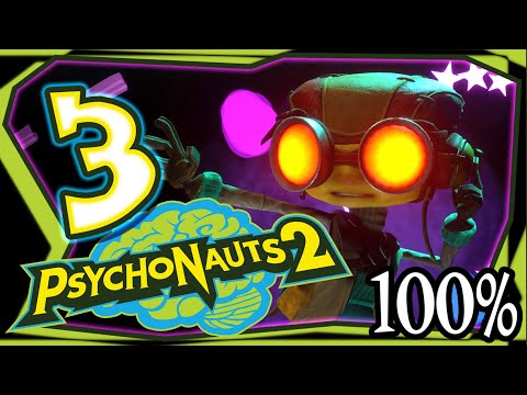 Psychonauts 2 Walkthrough Part 3 (XB1, PS4, PC) 100%