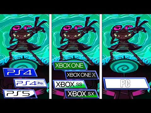 Psychonauts 2 | Xbox One / Series S|X – PS4 / PS5 – PC | All Versions Graphics Comparison & FPS