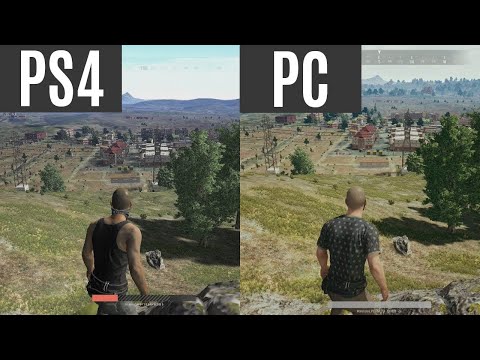 PUBG PC VS PS4 ★ Graphics Comparison ★ PLAYERUNKNOWN'S BATTLEGROUNDS