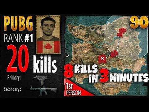 PUBG Rank 1 – Shroud 20 kills SOLO – 1st person PLAYERUNKNOWN'S BATTLEGROUNDS #90