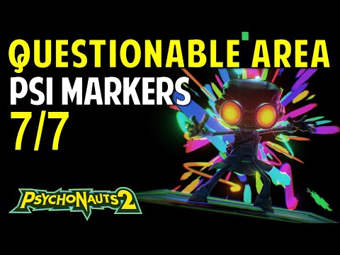 Questionable Area: All PSI Challenge Markers Locations | Psychonauts 2 (Collectibles Guide)