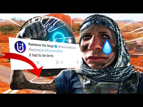 Rainbow Six Siege is officially nerfing the brah fam..