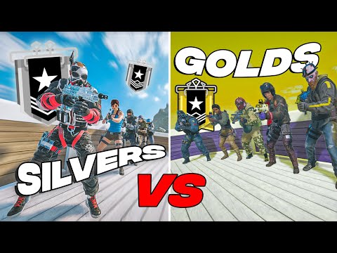 Rainbow Six Siege Players vs The Rank They Think They Deserve (SILVERS VS GOLDS)
