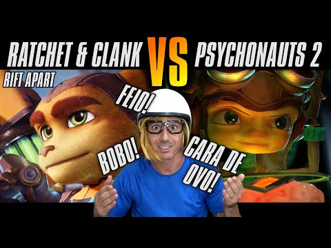 Ratchet & Clank: Rift Apart VS  Psychonauts 2 – COMPARATIVO Irmãos Piologo Games