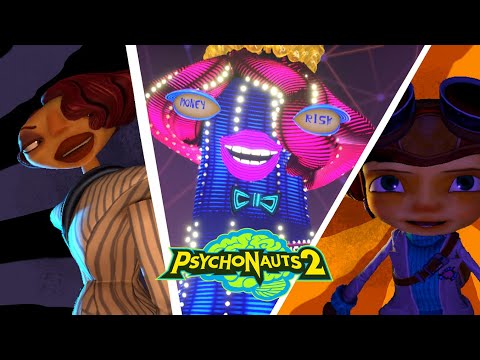 Raz and The Interns Infiltrating The Lady Luctopus Casino – Psychonauts 2 (PS5)[1080p60fps]