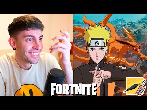 REACCIONANDO A NARUTO EN FORTNITE
