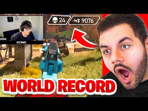 Reacting to the BEST APEX player in the WORLD! iiTzTimmy 9,000 DAMAGE IN ONE GAME