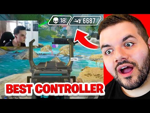 Reacting to THE BEST CONTROLLER PLAYERS in Apex Legends