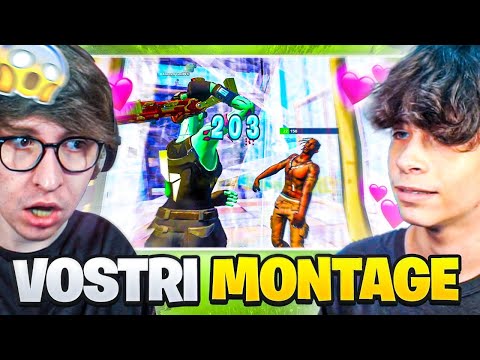 REACTION AI VOSTRI MONTAGE! FORTNITE ITA