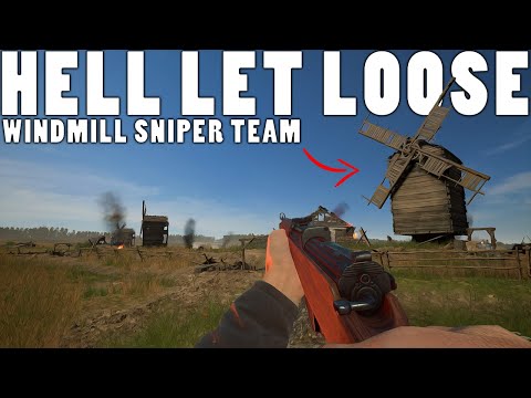 REALISTIC SNIPER & SPOTTER FIREFIGHTS – Hell Let Loose PC Gameplay feat. Moidawg