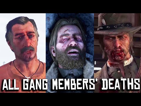 Red Dead Redemption 2 & 1 – All Gang Members' Deaths (from Davey to Abigail) [PC, 4K]