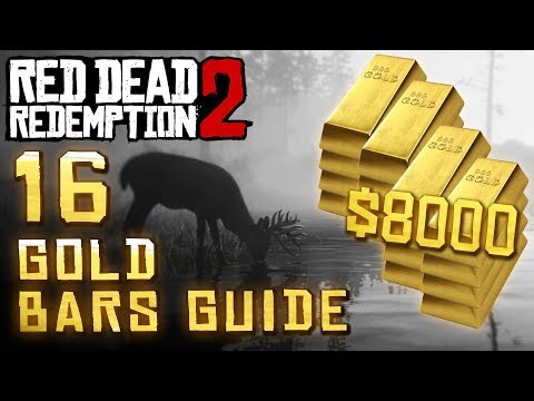 Red Dead Redemption 2 – 16 Gold Bar Locations ($8000+other loot)