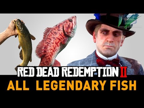 Red Dead Redemption 2 All Legendary Fish (A Fisher of Fish)