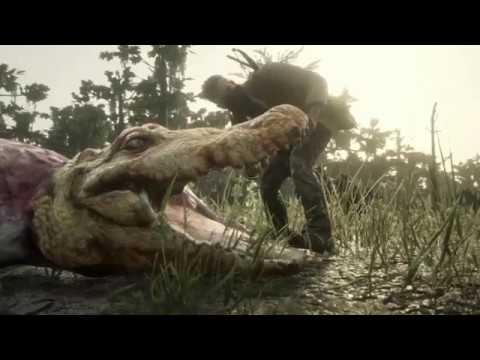 Red Dead Redemption 2 – Caimán Legendario Localización/ Legendary Alligator Location!