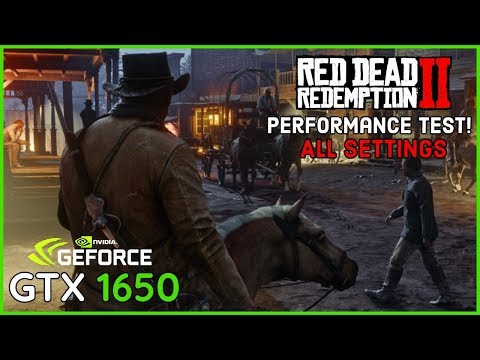Red Dead Redemption 2 – GTX 1650 Benchmark FPS Test – All Settings 1080p