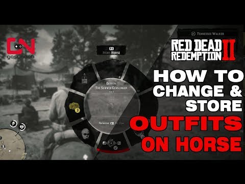Red Dead Redemption 2 How to Change & Store Outfits on Horse