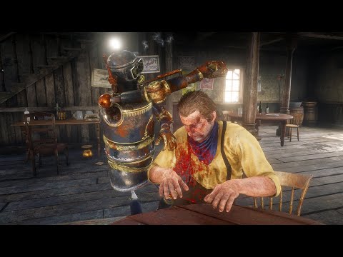 Red Dead Redemption 2 PC 60FPS – Saloon Fights Vol.33 (Euphoria Physics)