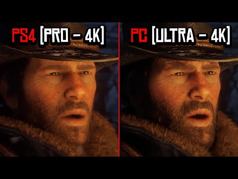 Red Dead Redemption 2 – PC / PS4 Pro – 4K Graphics Comparison