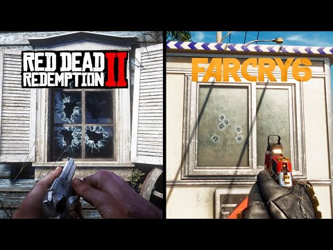 Red Dead Redemption 2 VS Far Cry 6 – Details Comparison (2018 VS 2021)