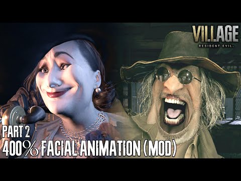 RESIDENT EVIL VILLAGE – 400% Facial Animations | Dimitrescu & Heisenberg Cutscene (MOD)