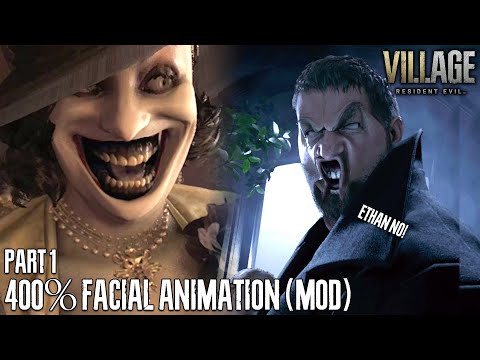 RESIDENT EVIL VILLAGE – 400% Facial Animations | The Winters & Luiza House Cutscene (MOD)