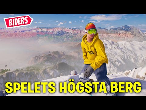 RIDERS REPUBLIC – ÅKER SNOWBOARD & SNÖSKOTER NER FÖR SPELETS HÖGSTA BERG *UTFORSKAR KARTAN*