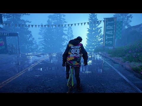 RIDERS REPUBLIC – Atmospheric Rain No HUD Gameplay (XBOX SERIES S)