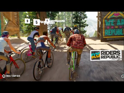 Riders Republic – FREE Massive Open World Online Downhill Racing – First Impressions!!